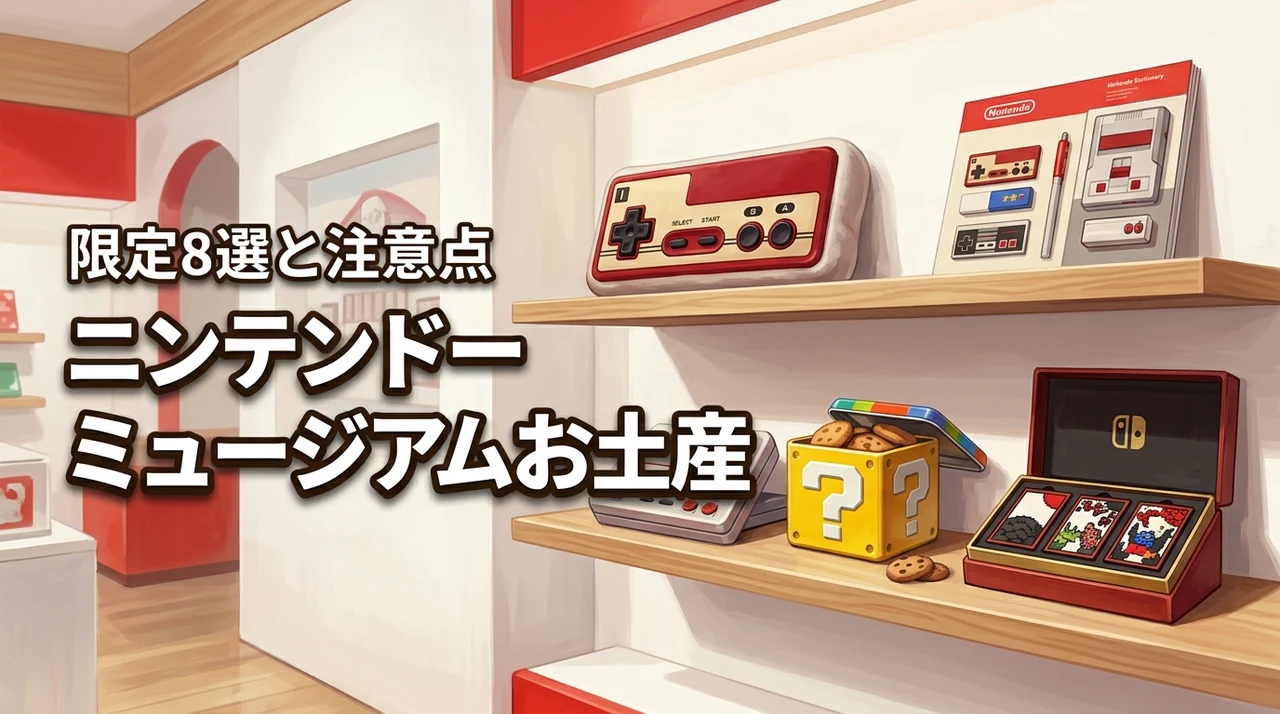 ニンテンドーミュージアムのお土産8選！限定グッズや購入時の注意点も詳しく解説