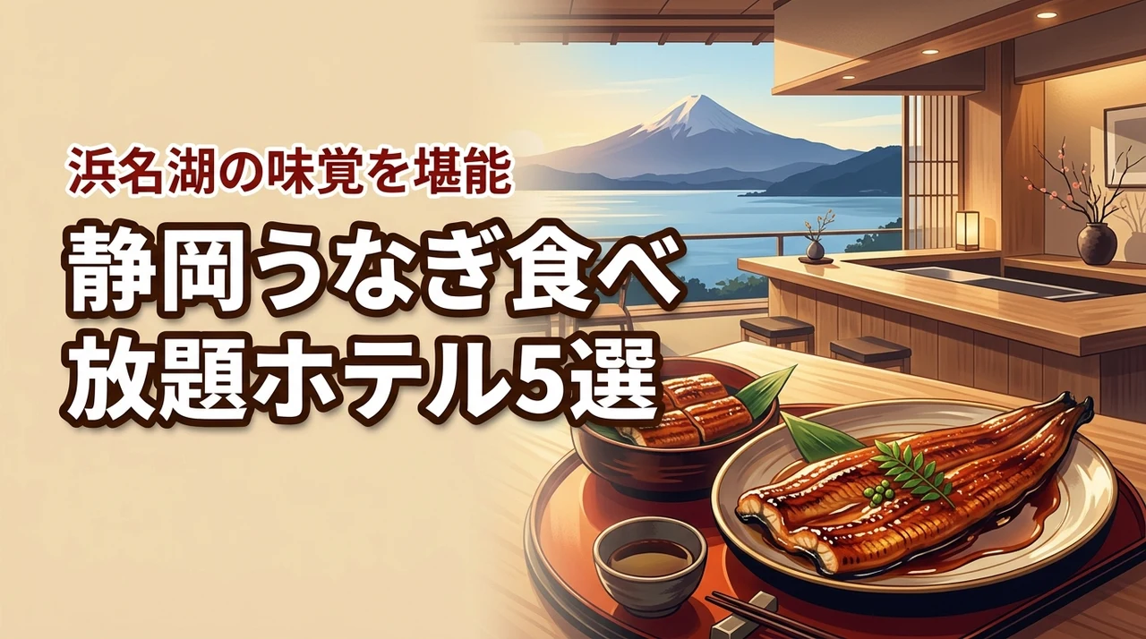 静岡でうなぎ食べ放題ができるホテル5選！浜名湖の味覚を心ゆくまで満喫する旅